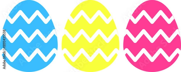 Obraz Happy Easter Egg Vector Art Spring Holiday Celebration