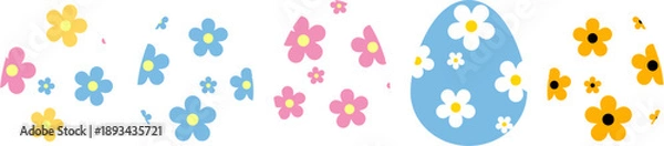 Obraz Happy Easter Egg Vector Art Spring Holiday Celebration