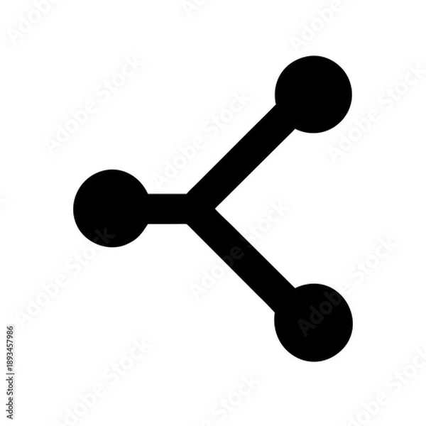 Fototapeta Code Branch Icon Vector Illustration