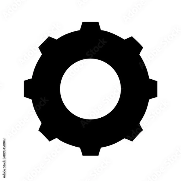 Fototapeta Cog Icon Vector Illustration