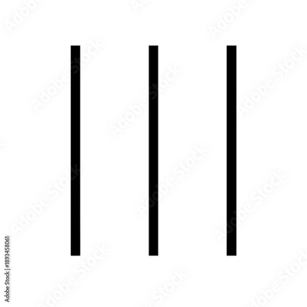 Fototapeta Columns Icon Vector Illustration