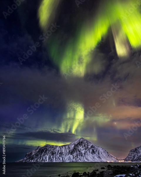 Obraz Auroras in Lofoten