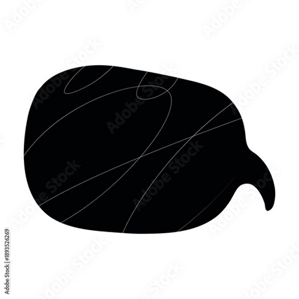 Obraz Black grunge speech bubble. Grunge speech bubble oval