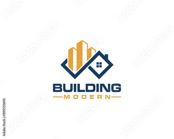 Obraz Modern building logo