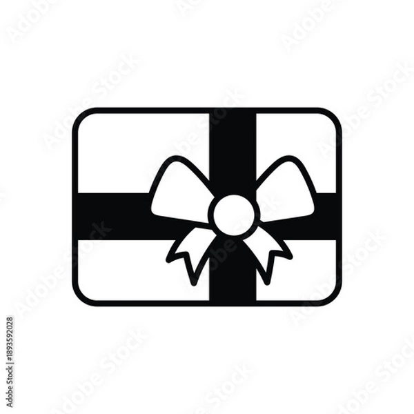 Obraz Gift Card vector icon