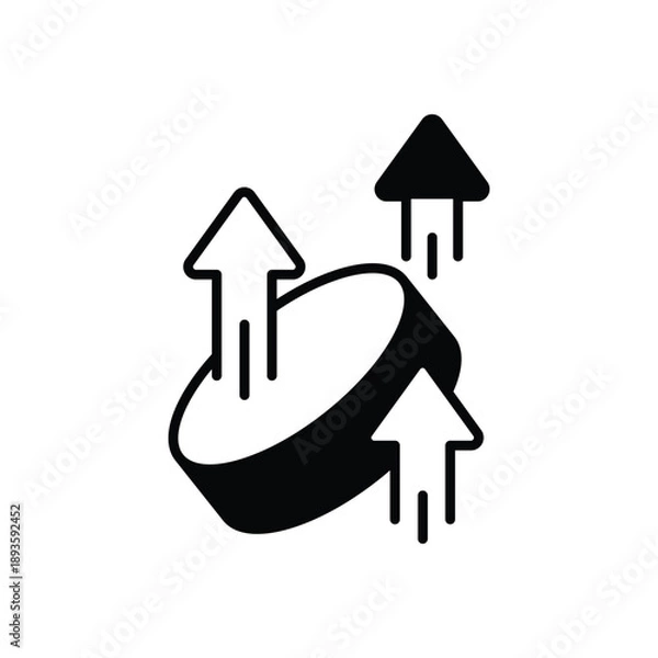 Obraz Fundraising vector icon