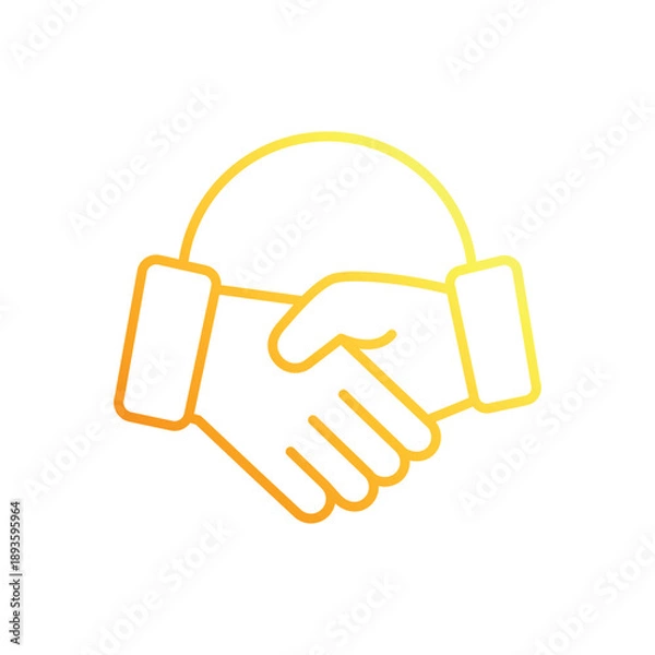 Obraz Handshake vector icon