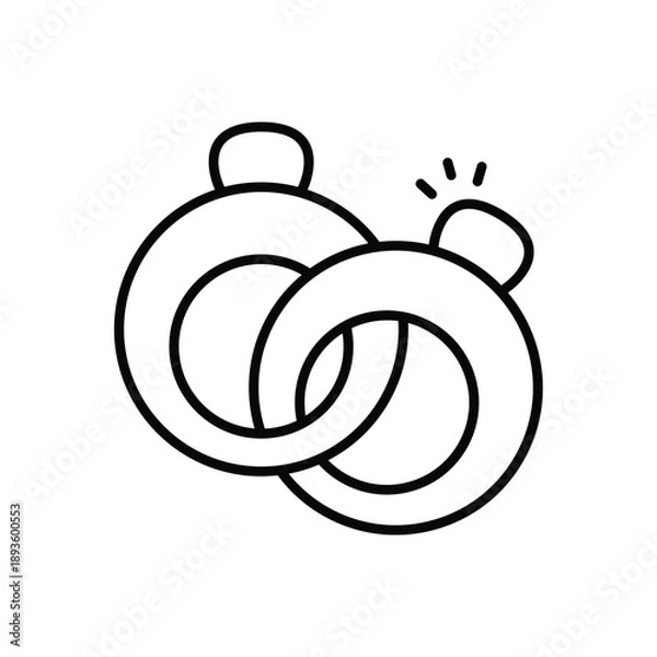 Obraz Ring vector icon