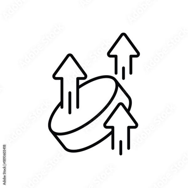 Obraz Fundraising vector icon