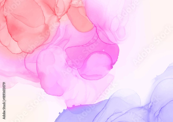 Obraz elegant hand painted alcohol ink background 