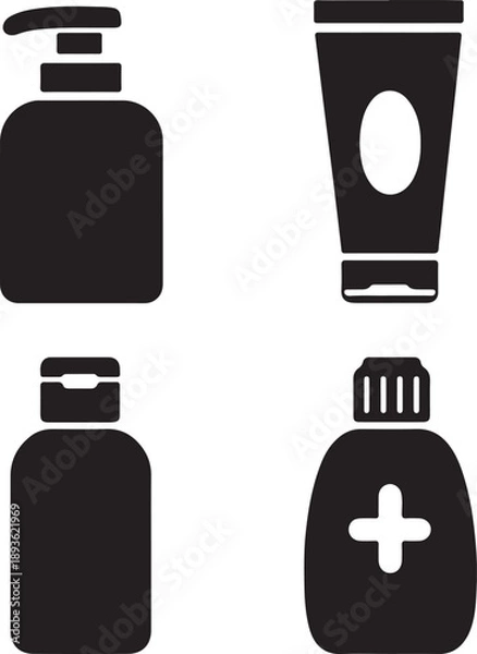 Fototapeta A minimalist image featuring a solid black rectangle with rounded corners on a white background