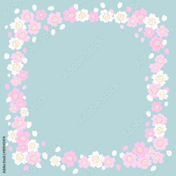 Fototapeta 桜　フレーム