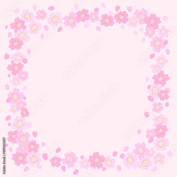 Fototapeta 桜　フレーム