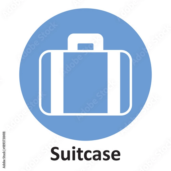 Fototapeta Suitcase Vector icon which can easily modify or edit
