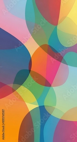 Obraz Vibrant colorful abstract background design.