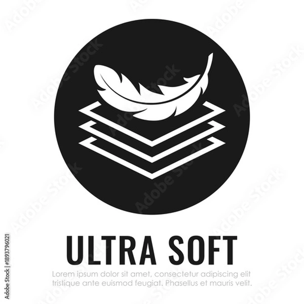 Obraz Ultra soft paper vector icon
