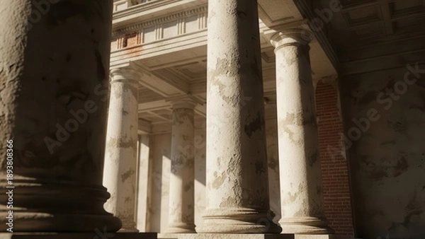 Obraz Ancient Pillars Architecture Building Structure