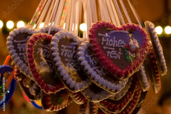 Fototapeta Pfefferkuchenherz