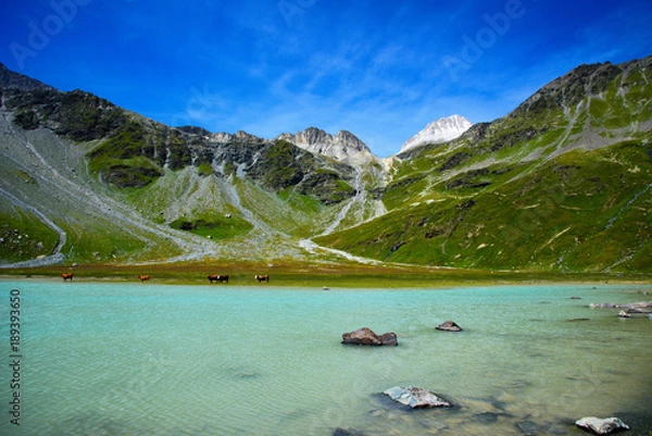 Obraz lac blanc de Peclet-Polset