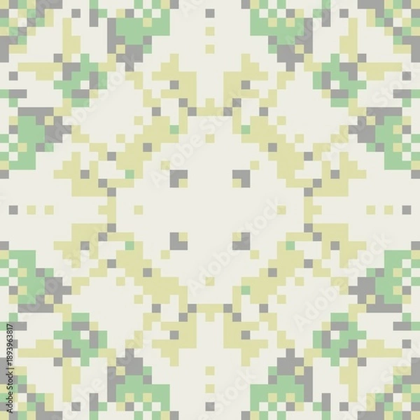 Obraz Rose Petal Pixel Geometric Star