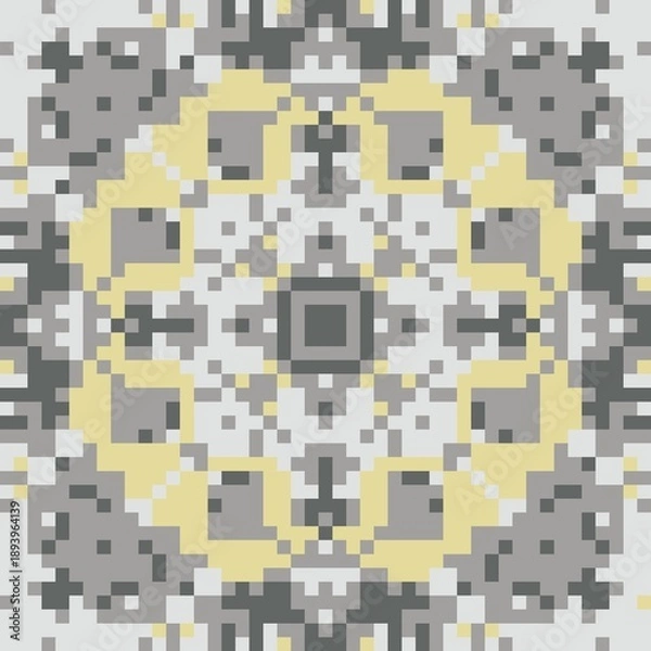 Obraz  Solar Flare Pixel Ornament