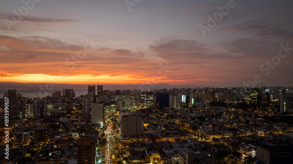 Obraz Atardecer en Lima Perú