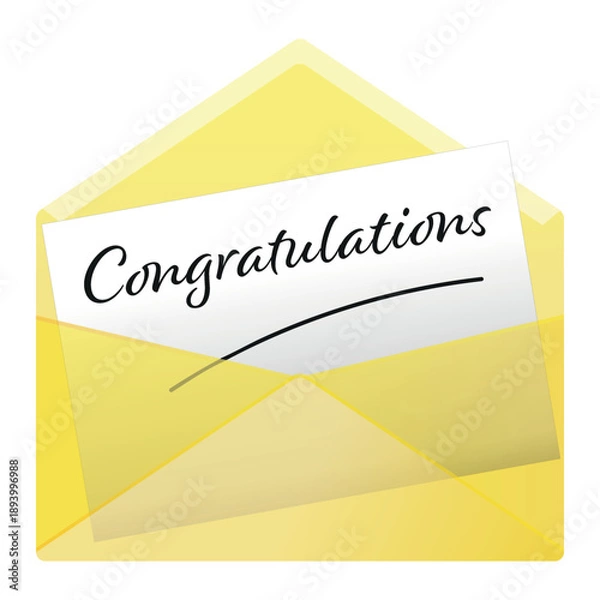 Obraz Good news when I opened the mail