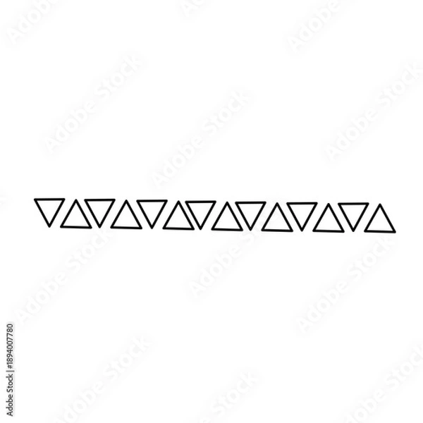 Obraz Ethnic tribal border