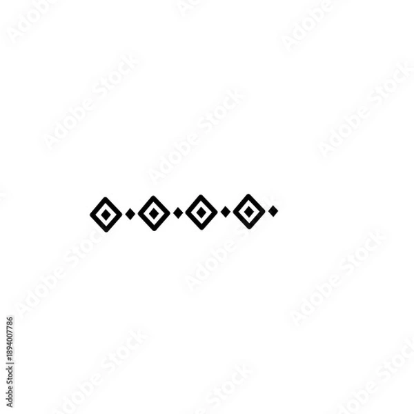 Obraz Ethnic tribal border