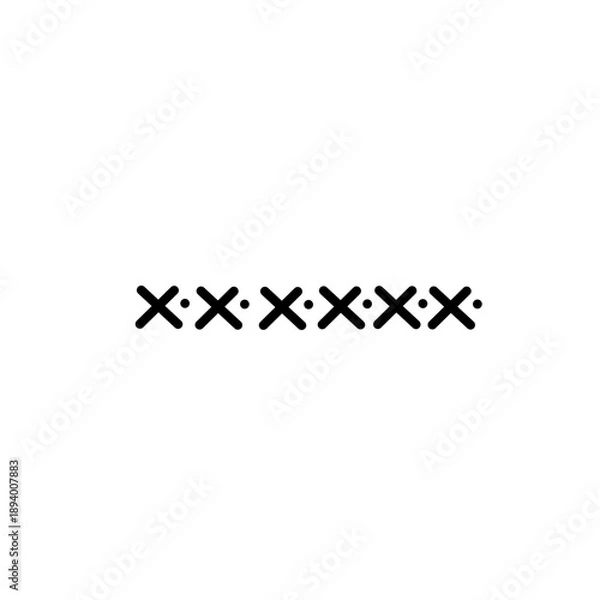 Obraz Ethnic tribal border