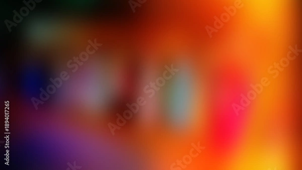 Obraz Abstract blurred gradient background - red, orange, blue, purple.