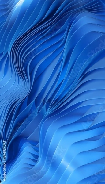 Obraz Simple background with drapery layers and folded textile ruffle.