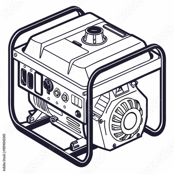 Obraz White Background Generator Design with No Text