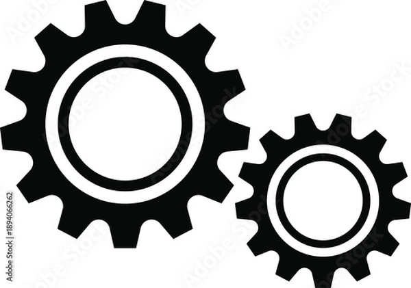 Obraz gear icon vector illustration