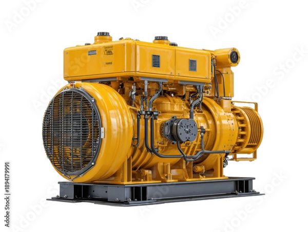 Obraz electric generator isolated on a transparent background 