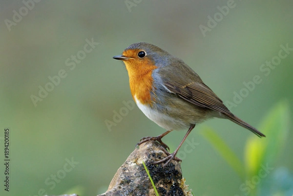 Fototapeta Rotkehlchen (Erithacus rubecula)