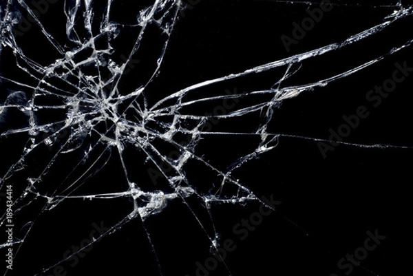 Obraz Brokan Black Glass