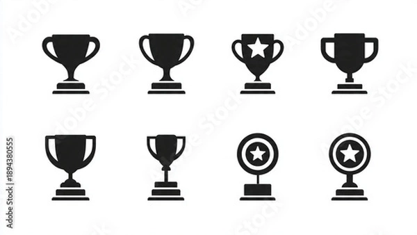 Obraz trophy cup icon