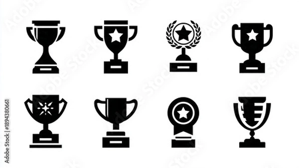 Obraz trophy cup icon