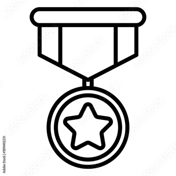 Fototapeta Honor Icon