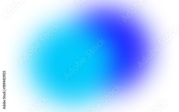 Obraz Transparent blue gradient aesthetic element template
