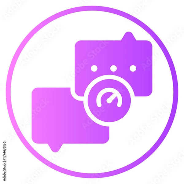 Obraz performance gradient icon