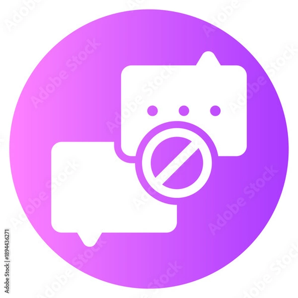 Obraz block gradient icon