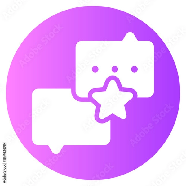 Obraz star gradient icon