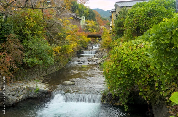 Obraz 湯河原町　千歳川