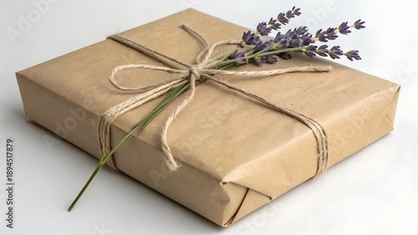 Obraz gift box with ribbon