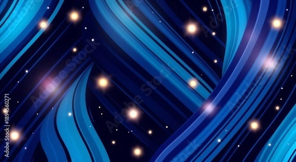 Obraz abstract blue background with stars