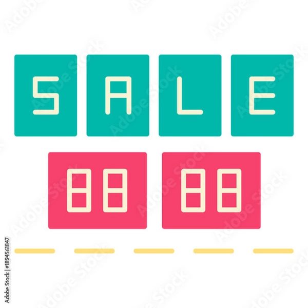 Obraz sale countdown