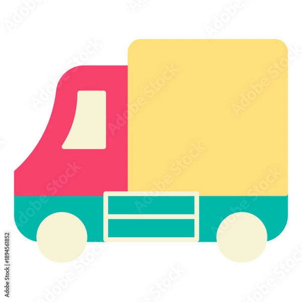 Obraz delivery truck