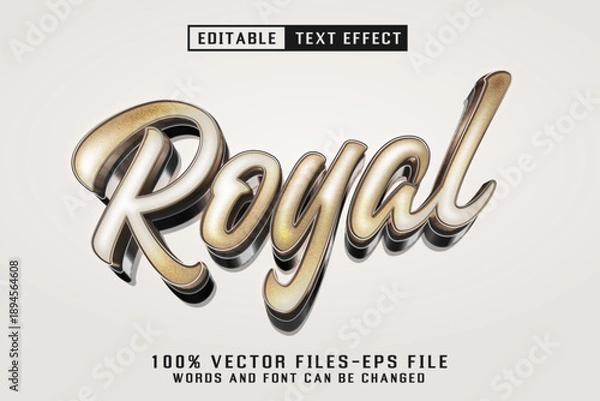 Obraz Royal Luxury Text - Editable Text Effect